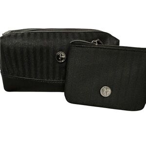 Giorgio Armani Wash Bag w/ pouch Black